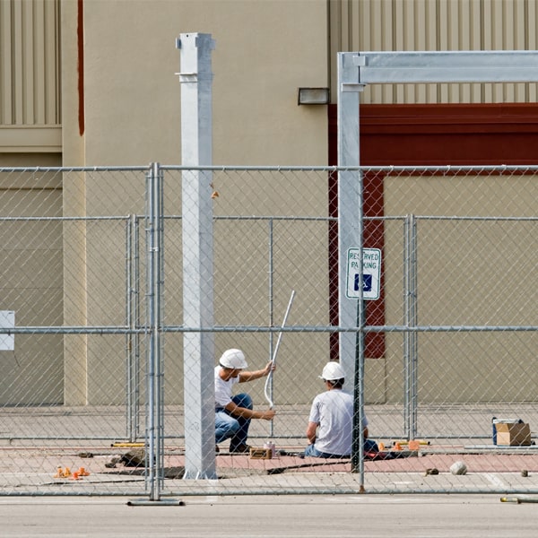 how much time can i lease the temporary fence for my work site or event in Grand Terrace